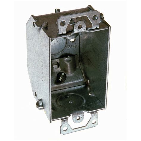 metal exposed electrical wall gang box|deep single gang electrical box.